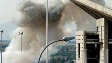 Explota un coche bomba en las cercanías del estadio de La Peineta