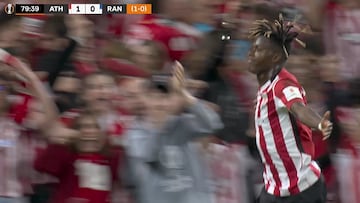 Si añade esto a su repertorio que tiemble Europa: Nico Williams, desatado