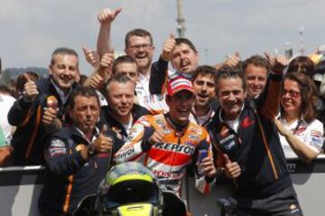 GP de Alemania 1º  Fin de semana perfecto del rookie en el trazado alemán de Sachsenring, donde consiguió la pole position, la vuelta rápida y el triunfo, el segundo de la temporada. El piloto del equipo Repsol Honda aprovechó esta oportunidad para dar un paso adelante y colocarse nuevamente al frente de la clasificación general, puesto que ya no dejará en lo que resta del Campeonato.