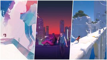 Gris, The Red Strings Club y RiME son algunos de los grandes videojuegos españoles de los últimos años / Fuente: Nomada Studio, Deconstructeam, Tequila Works