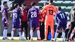 El Real Valladolid, sin centrales para jugar ante el Elche