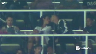 Cristiano y Georgina vieron acaramelados la Supercopa