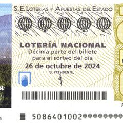 Lotería Nacional: comprobar los resultados del sorteo de hoy, sábado 26 de octubre