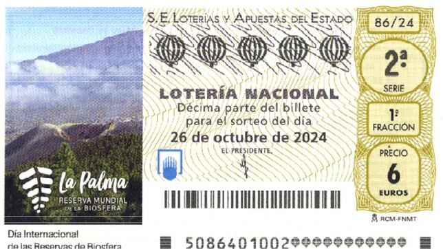 Lotería Nacional: comprobar los resultados del sorteo de hoy, sábado 26 de octubre