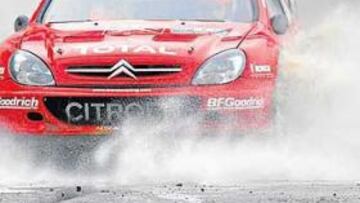 <b>LUCHANDO HASTA EL FINAL. </b>Dani Sordo ha reencontrado en Nueva Zelanda el camino para estar con los mejores. Tan sólo los Ford y Stohl le precedían en la clasificación.