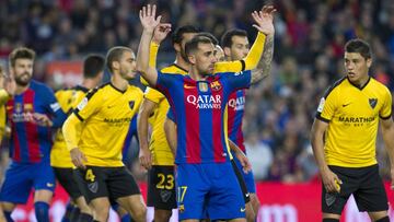 19/11/16 PARTIDO PRIMERA DIVISION
 FC BARCELONA - MALAGA CF 
 PACO ALCACER 