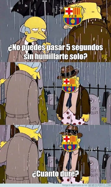 La derrota histórica del Barcelona, protagonista de los memes de la Champions