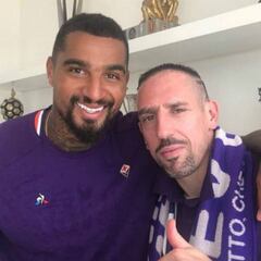 ¿Qué hace la insignia de la UC en foto de Boateng y Ribéry?