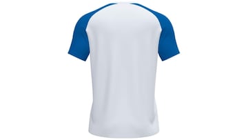 Camiseta deportiva de manga corta para hombre Joma Academy IV azul y blanca en Amazon