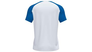 Camiseta deportiva de manga corta para hombre Joma Academy IV azul y blanca en Amazon