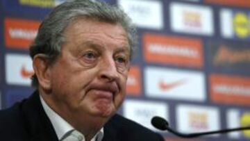 Roy Hogdson durante la rueda de prensa de hoy en Wembley.