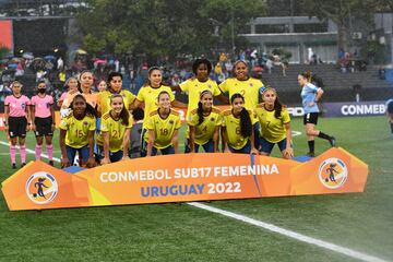 En imágenes, el duelo entre Colombia y Uruguay en la última fecha de la fase de grupos del Sudamericano Femenino Sub 17.