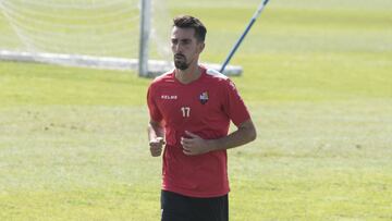 Isaac Cuenca, durante un entrenamiento.