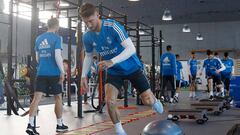 Real Madrid players return to work after Christmas holidays
