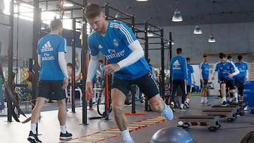 Real Madrid players return to work after Christmas holidays