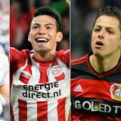 Los 15 mexicanos que han anotado en Champions League