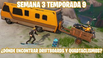 Fortnite Battle Royale - Desaf&iacute;o de la Semana 3 de la Temporada 9: Fase 1 de 3 - Haz un truco con el driftboard