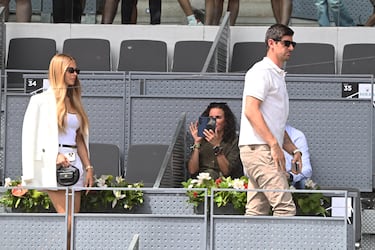 Thibaut Courtois y su mujer, Mishel Gerzig.