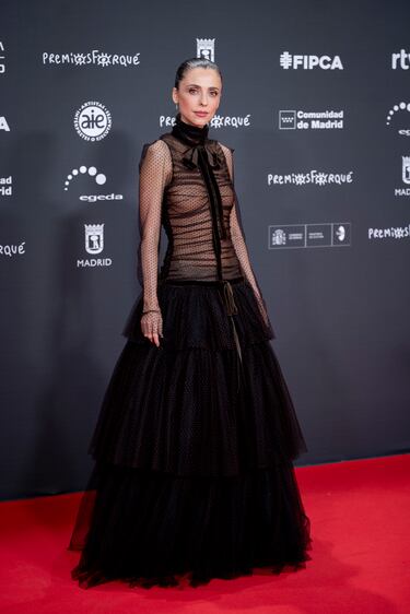 La directora y actriz Leticia Dolera posa en la alfombra roja de la 31 edición de los Premios José María Forqué.