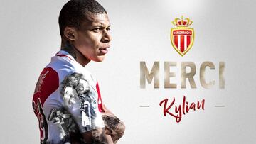 El Mónaco se despidió de Mbappé en sus redes sociales.