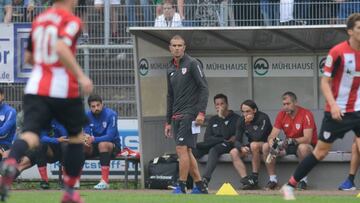 Garitano, en el amistoso ante el Monchengladbach
