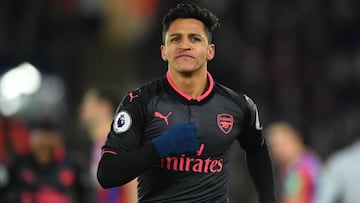 Alexis Sánchez con el Arsenal.