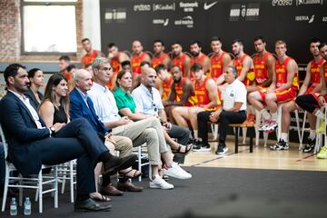 Jorge Garbajosa, Sofía Miranda y Antonio Martín. 
 