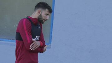 Borja después de lesionarse.