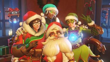 Consigue gratis 5 regalos para Overwatch por la Navidad