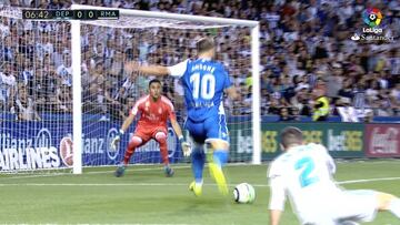 El show de Keylor ante el Depor: tres paradones absolutos