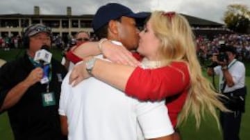 Tiger Woods y Lindsey Vonn, cuando a&uacute;n eran pareja. 