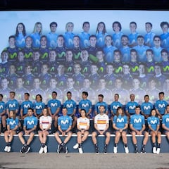 El Movistar presenta su nuevo tridente: Valverde, Mas y Soler