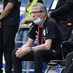 Óscar Tabárez, sorprendido por golear a Colombia