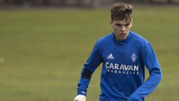 Febas con el Zaragoza.