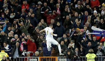 Benzema empató el partido. 1-1.