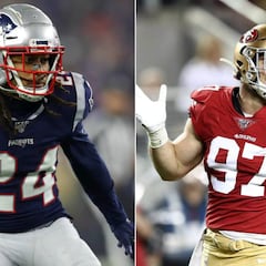 Stephon Gilmore y Nick Bosa, son los Jugadores Defensivos del Año