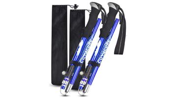 Bastones de trekking Covacure disponibles en Amazon.