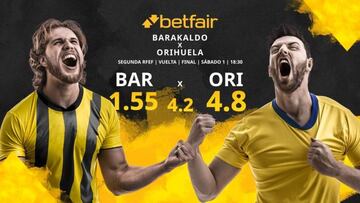 Barakaldo CF vs. Orihuela CF: horario, TV, estadísticas, cuadro y pronósticos