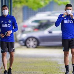 El Porto de 'Tecatito' Corona regresó a los entrenamientos