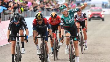 Giro de Italia hoy, en directo, etapa 9: Isernia - Blockhaus