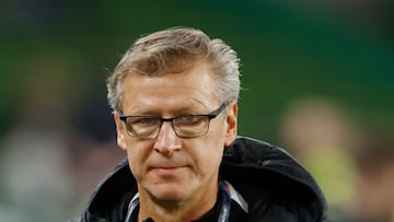 Soccer Football - Nations League - Group Stage - Republic of Ireland v Finland - Aviva Stadium, Dublin, Ireland - November 14, 2024 Finland coach Markku Kanerva before the match REUTERS/Clodagh Kilcoyne