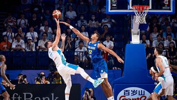 Luka Doncic y Walter Tavares, Mundial baloncesto