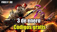 Códigos Free Fire de hoy 3 de enero de 2022; todas las recompensas gratis