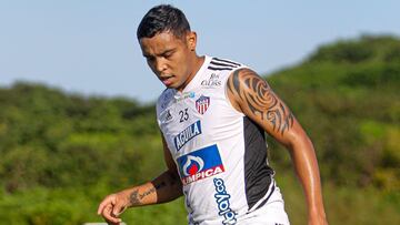 Luis Fernando Muriel, delantero colombiano en Junior de Barranquilla