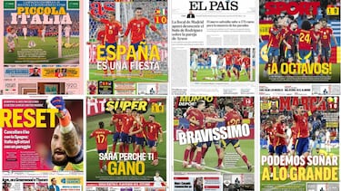 España es una fiesta, bravissimo... las portadas en prensa tras la victoria ante Italia