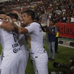 Atlas - Pumas (0-3): Resumen del partido y goles