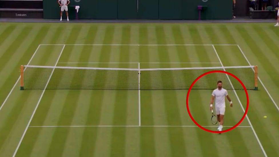 Alcaraz deja uno de los golpes del a?o contra Djokovic: la cara del serbio lo dice todo