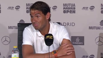 Nadal harto de la misma pregunta deja claro su punto