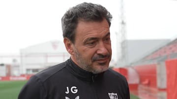 Jesús Galván, entrenador del Sevilla Atlético.