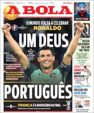 Portadas de la prensa mundial